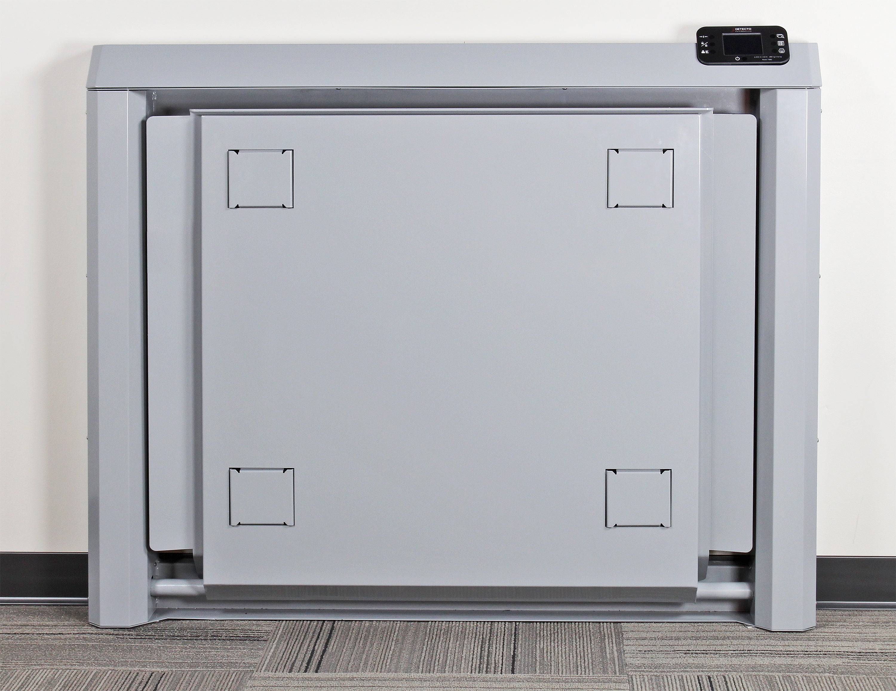 Wheelchair Scale, Digital, Wall Mount, Fold Down Platform, 1000 lb x  0.2 lb