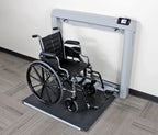 Wheelchair Scale, Digital, Wall Mount, Fold Down Platform, 1000 lb x  0.2 lb