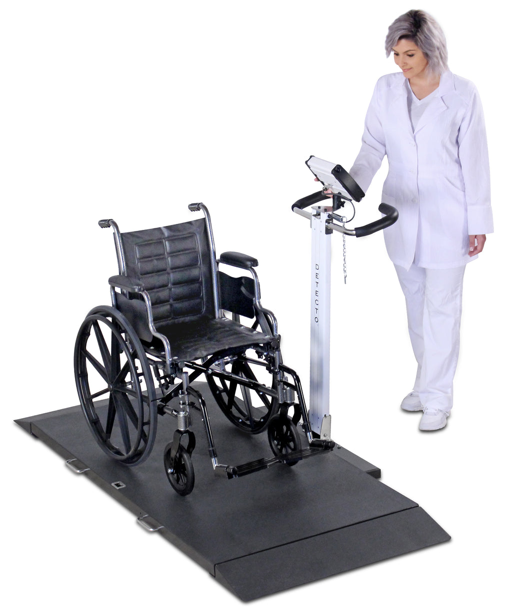 Portable Digital Stretcher Scale with Folding Column (8550-AC)