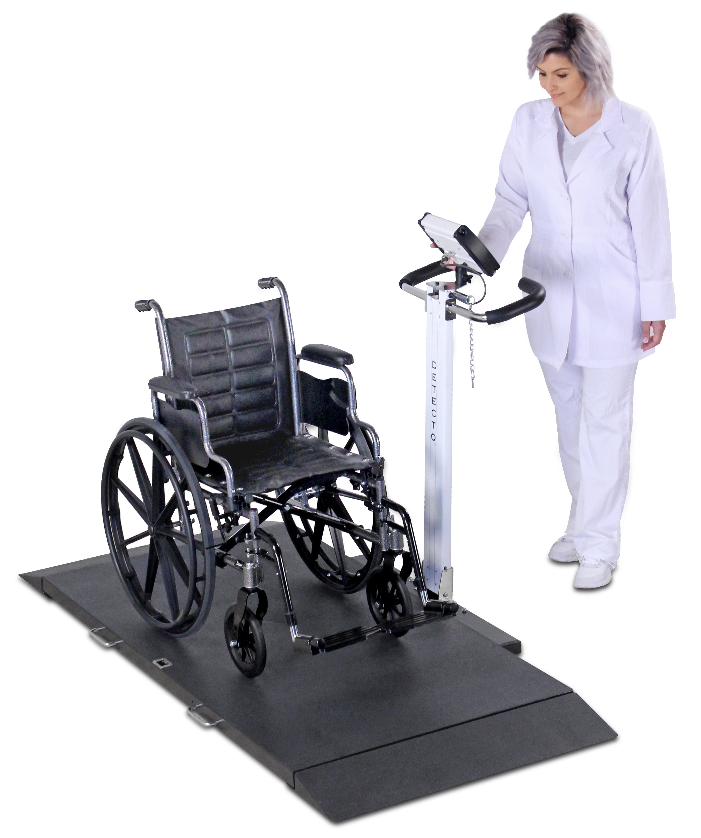 Portable Digital Stretcher Scale with Folding Column (8550-AC)