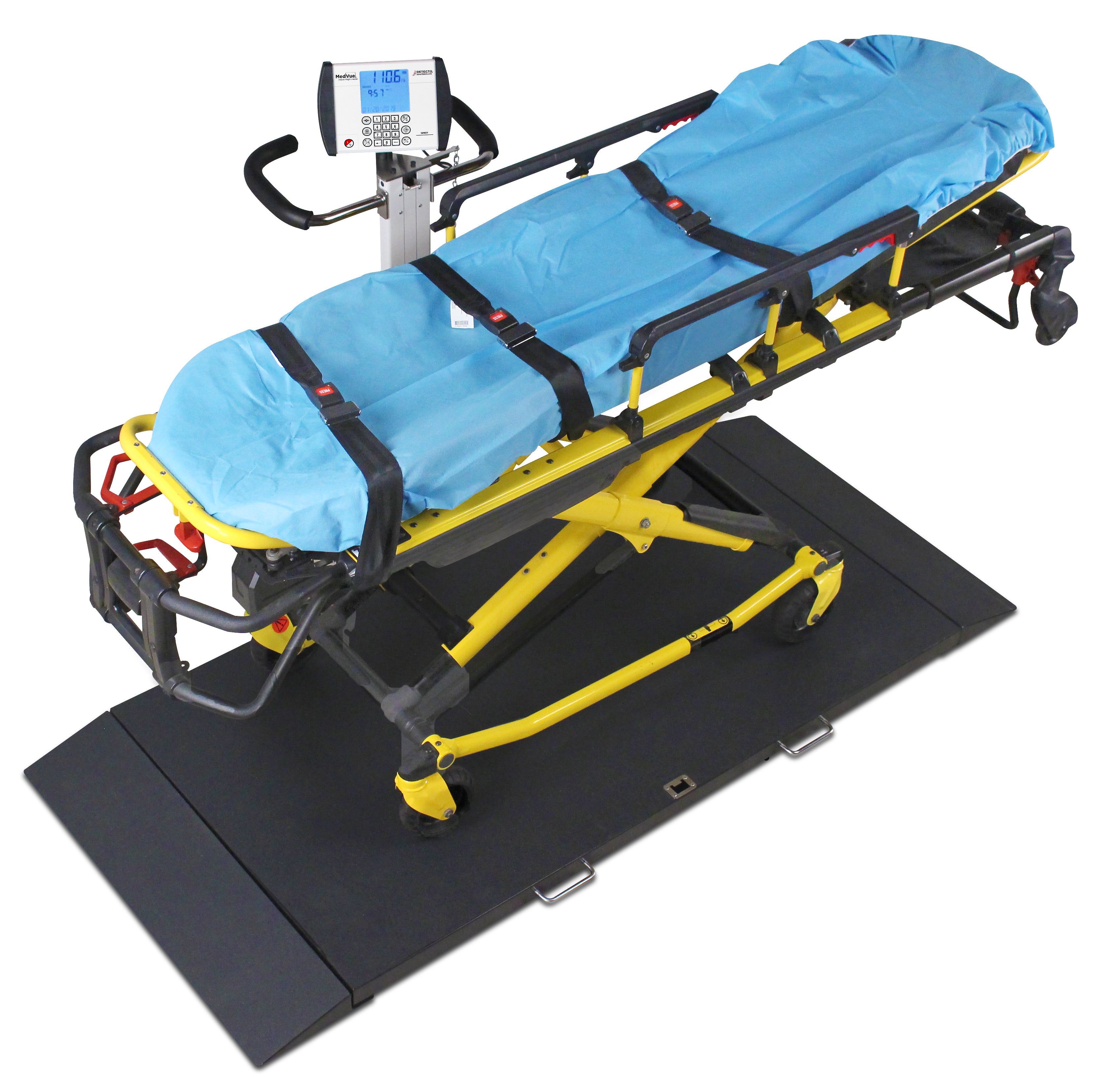Portable Stretcher Scale with Folding Column & Wi-Fi/Bluetooth (8550-C-AC)