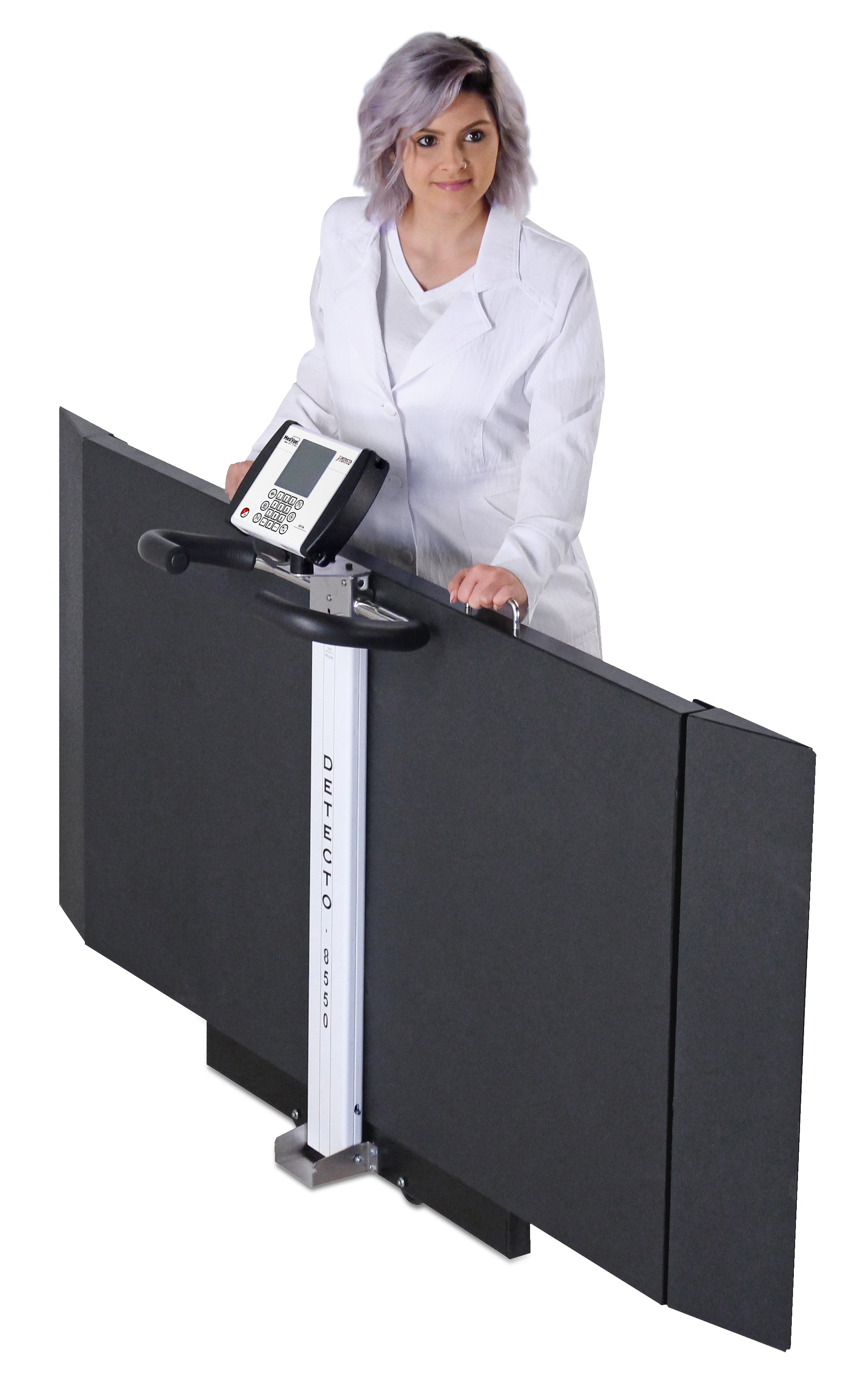 Portable Digital Stretcher Scale with Folding Column (8550-AC)