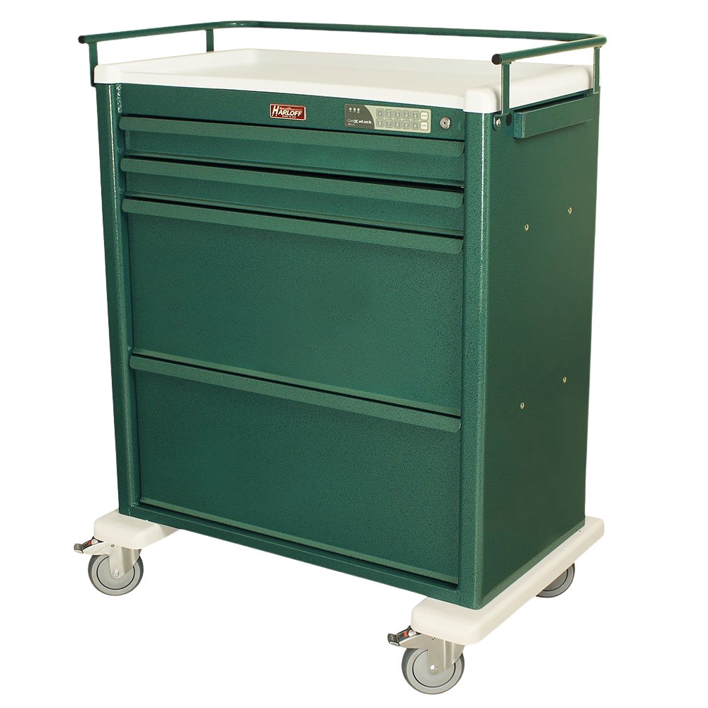 Green Medical cart