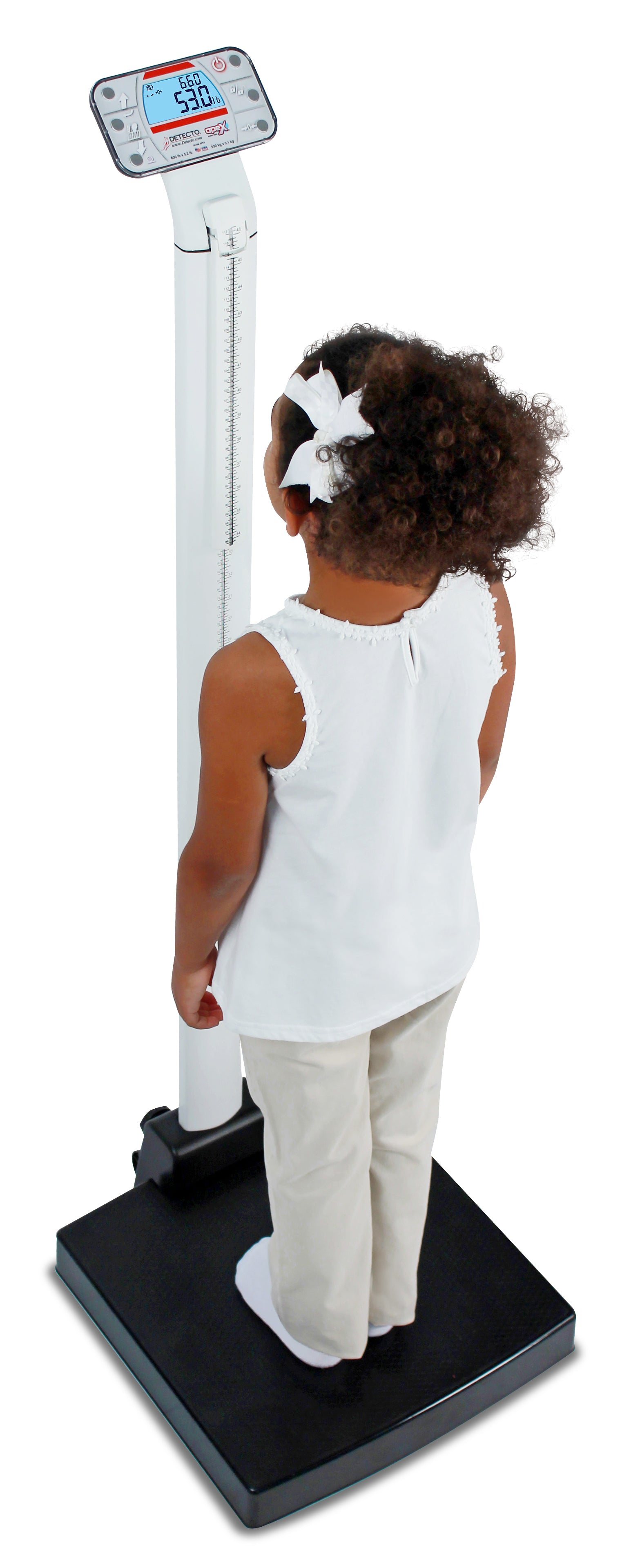 Pèse-personne médicale numérique DETECTO apex® avec toise mécanique – Certifiée NTEP