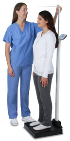 Pèse-personne médicale numérique DETECTO apex® avec toise mécanique – Certifiée NTEP