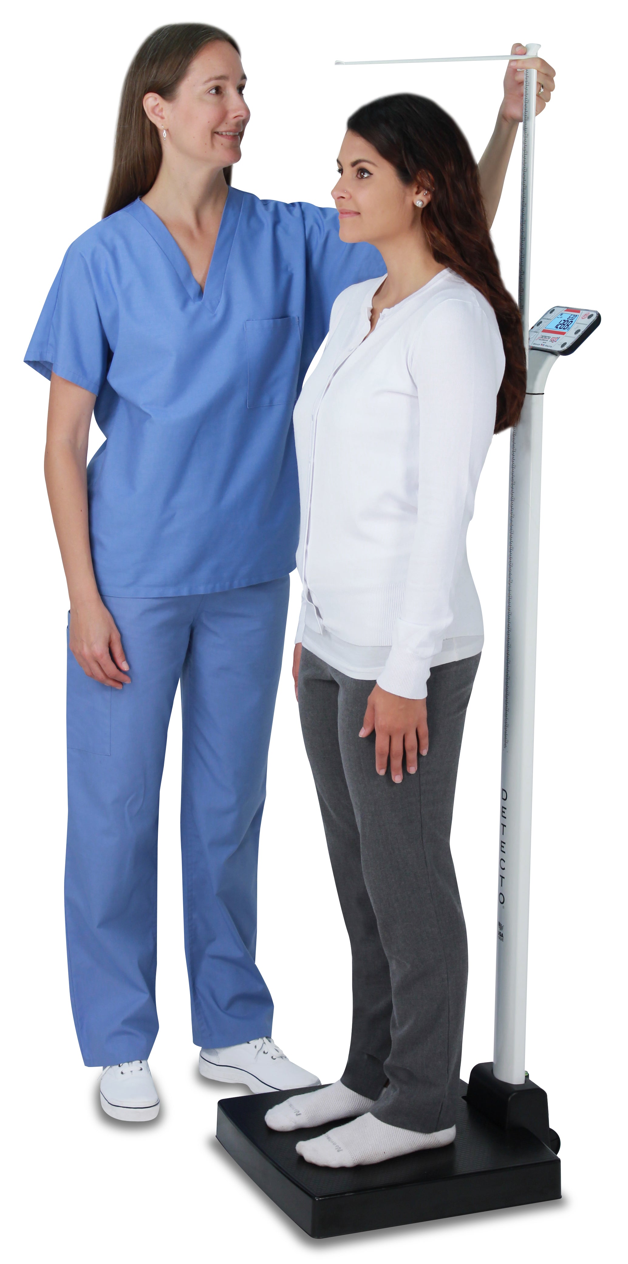 Pèse-personne médicale numérique DETECTO apex® avec toise mécanique – Certifiée NTEP