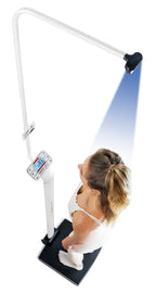 Apex Eye-Level Digital Clinical Scale with Touchless Sonar Height Rod & Welch Allyn LXI Connectivity (APEX-SH-LXI-AC)