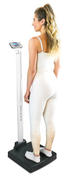 Pèse-personne médicale numérique DETECTO apex® avec toise mécanique – Certifiée NTEP