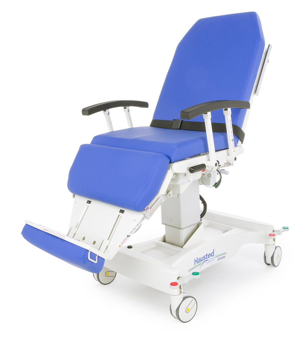 Hausted® EPC500 Multi-Specialty Procedure Chair (Single Patient Platform, 600 lb Capacity, Radiolucent Back)