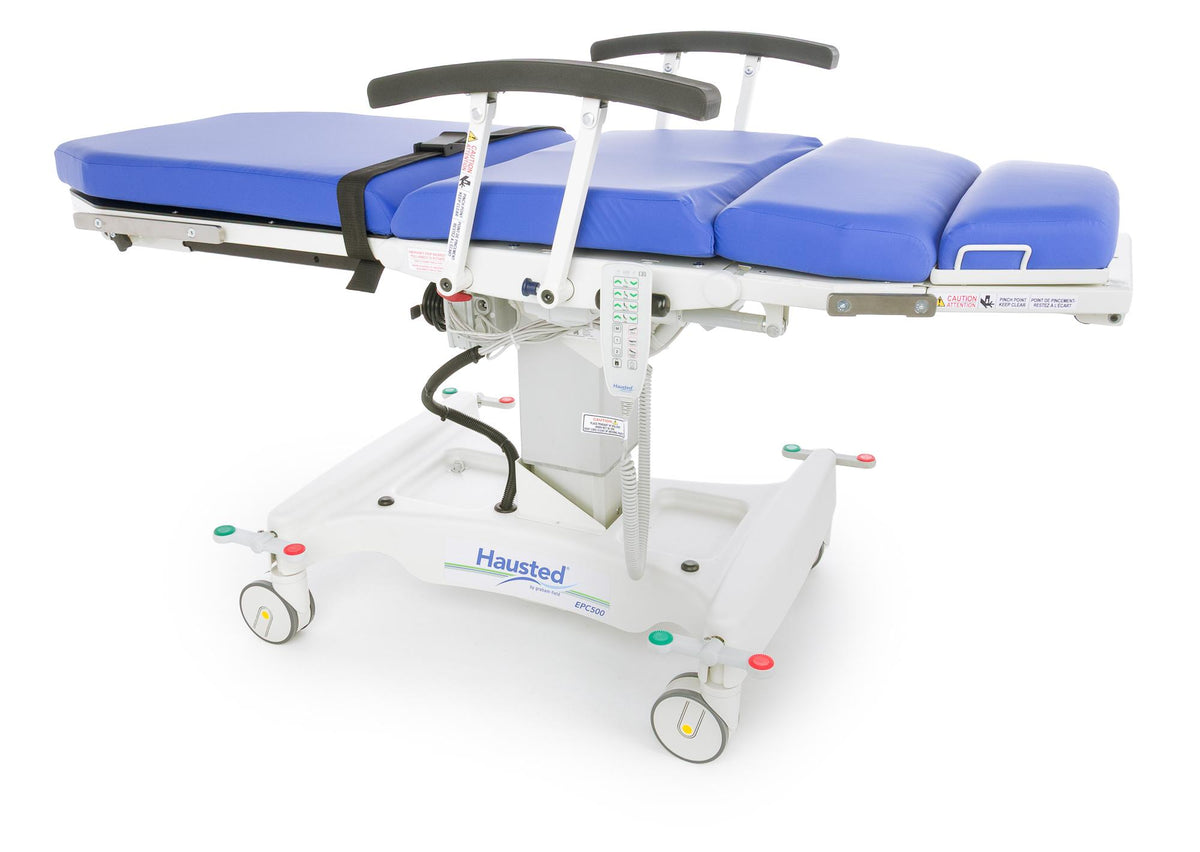 Hausted® EPC500 Multi-Specialty Procedure Chair (Single Patient Platform, 600 lb Capacity, Radiolucent Back)