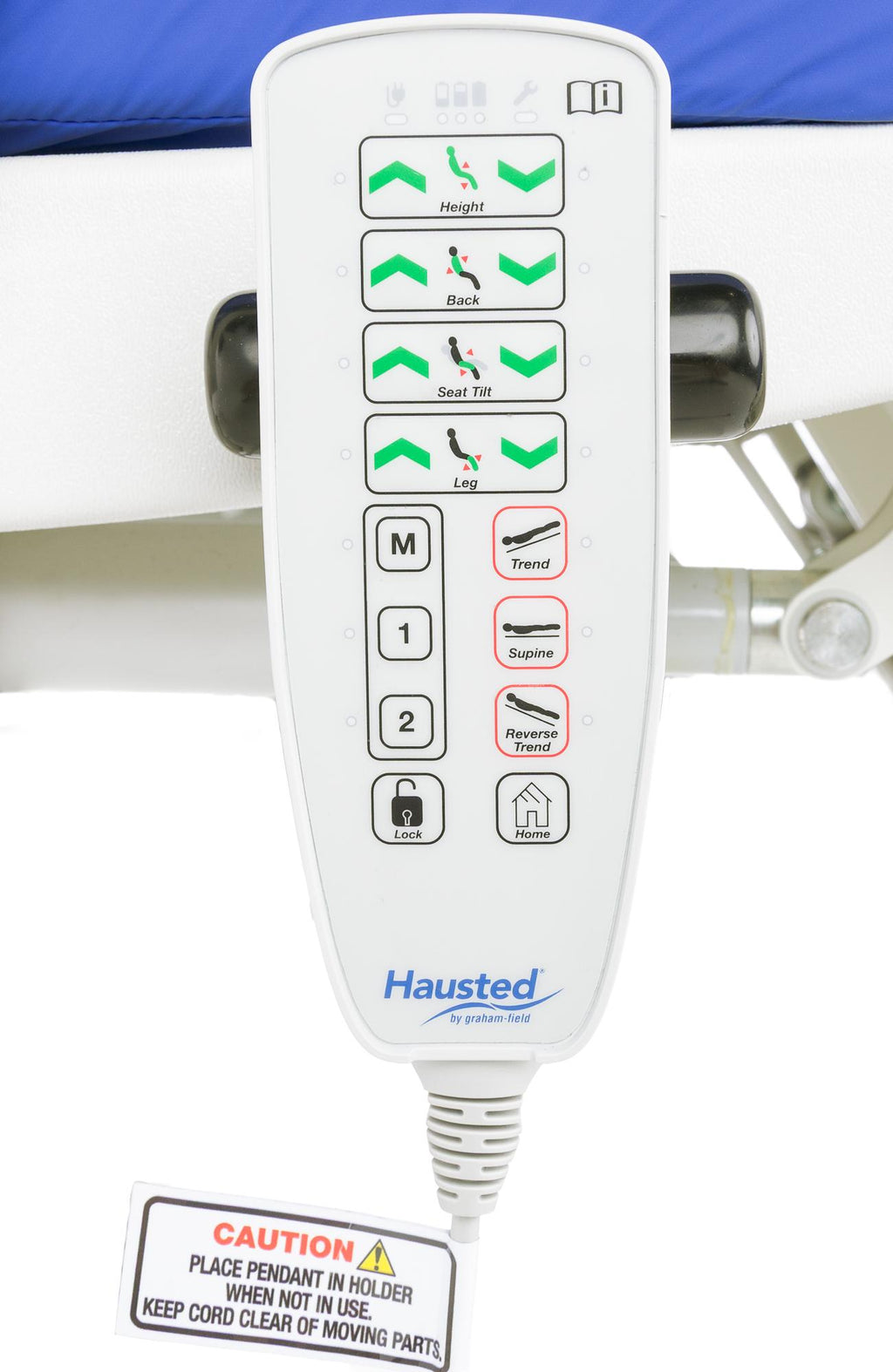 Hausted® EPC500 Multi-Specialty Procedure Chair (Single Patient Platform, 600 lb Capacity, Radiolucent Back)