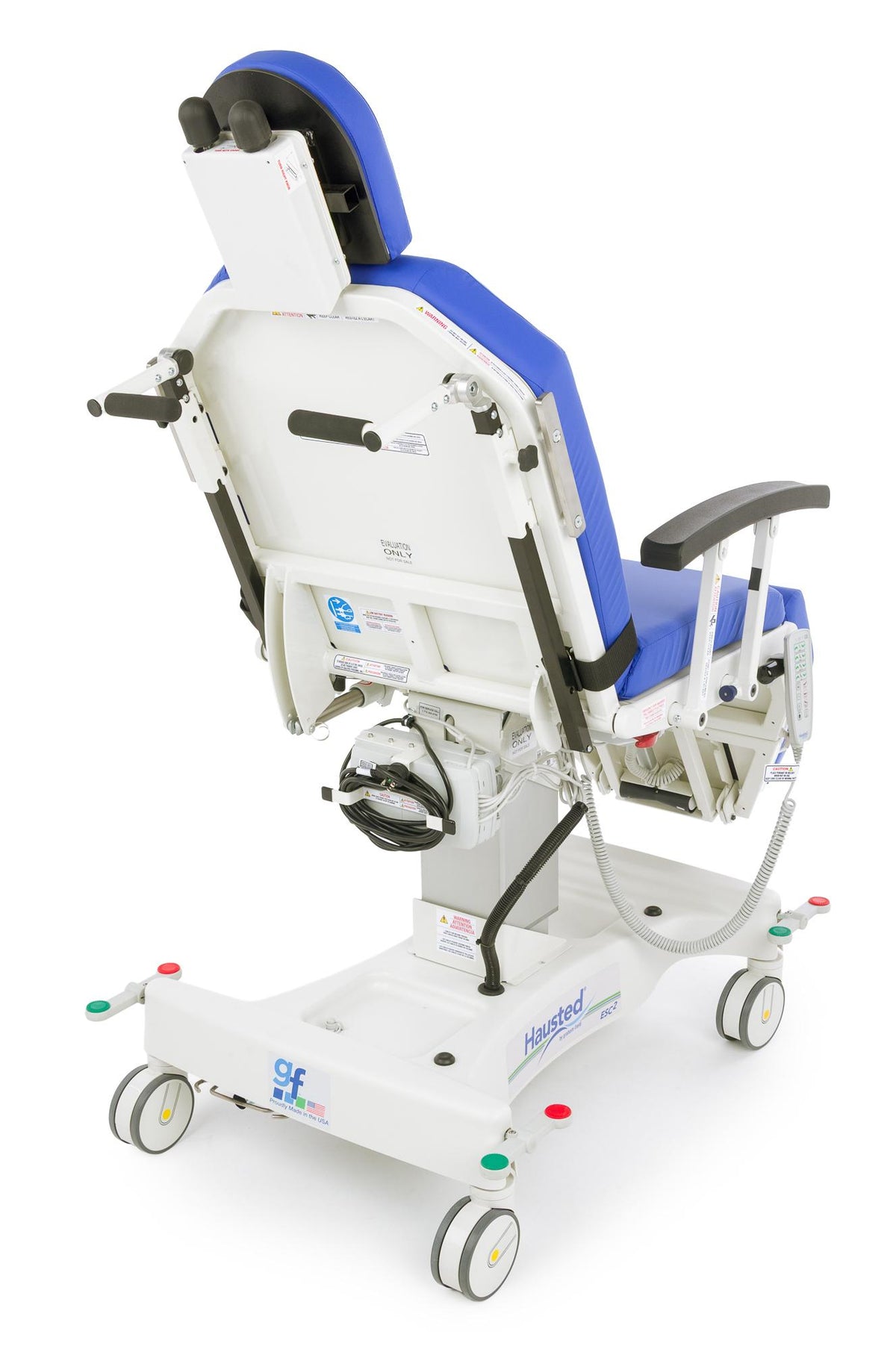 Hausted® ESC2 Ophthalmology Platform Procedure Chair (Single Patient Platform, 3D Articulating Headrest, 600 lb Capacity)