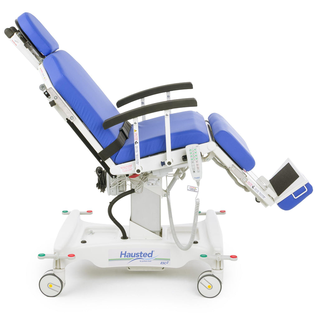 Hausted® ESC2 Ophthalmology Platform Procedure Chair (Single Patient Platform, 3D Articulating Headrest, 600 lb Capacity)