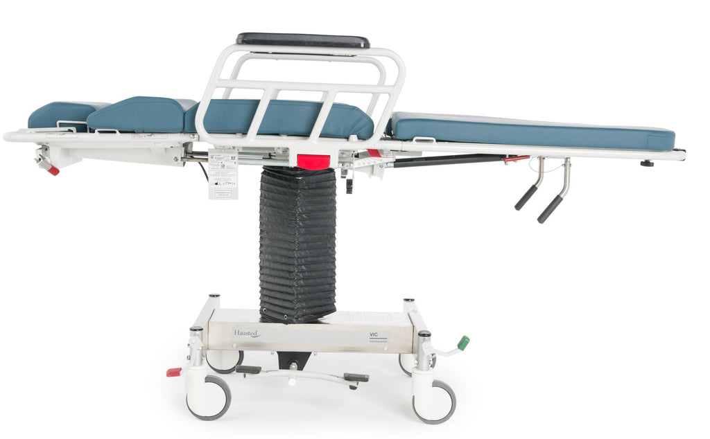 Hausted® VIC429ST Video Fluoroscopic Imaging & Modified Barium Swallow Chair (Radiolucent Back, Rotating Seat, 325 lb Capacity)
