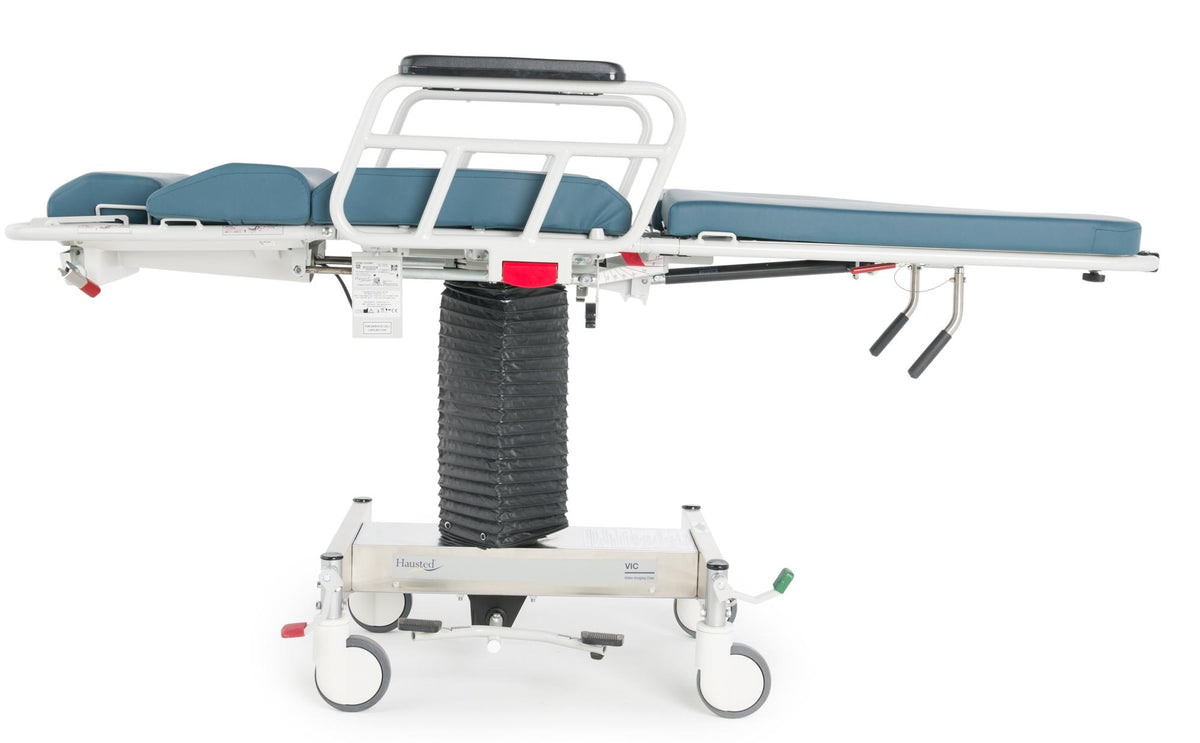 Hausted® VIC429ST Video Fluoroscopic Imaging & Modified Barium Swallow Chair (Radiolucent Back, Rotating Seat, 325 lb Capacity)