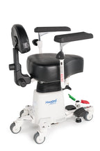 Hausted® HSS500 Series Hydraulic Surgical Stool (360° Armrests, Dura-Gel® Cushion, Foot Hydraulic Lift, 300 lb Capacity)