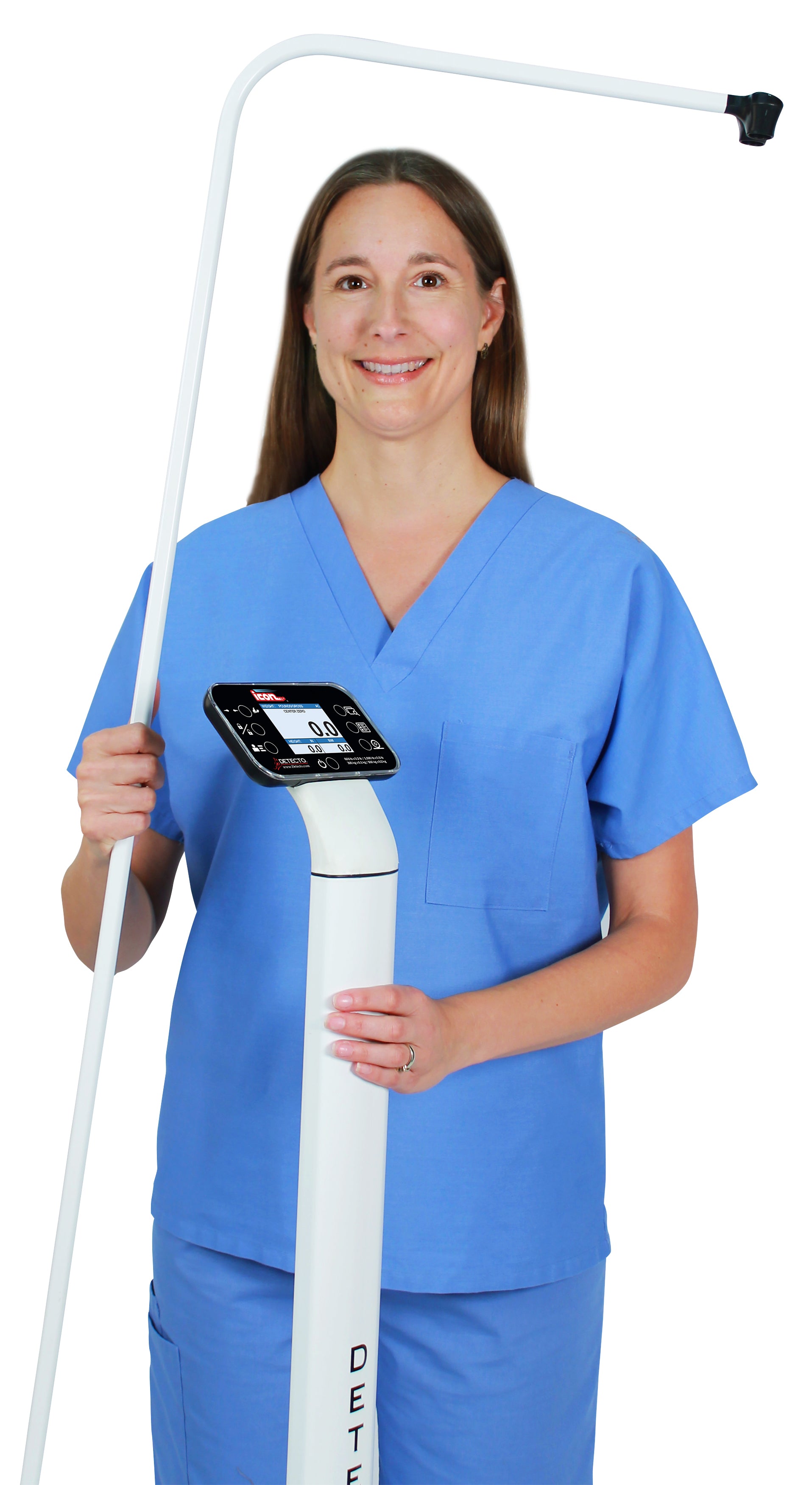 Icon Eye-Level Digital Clinical Scale with Sonar Height Rod & Welch Allyn LXI (ICON-LXI)