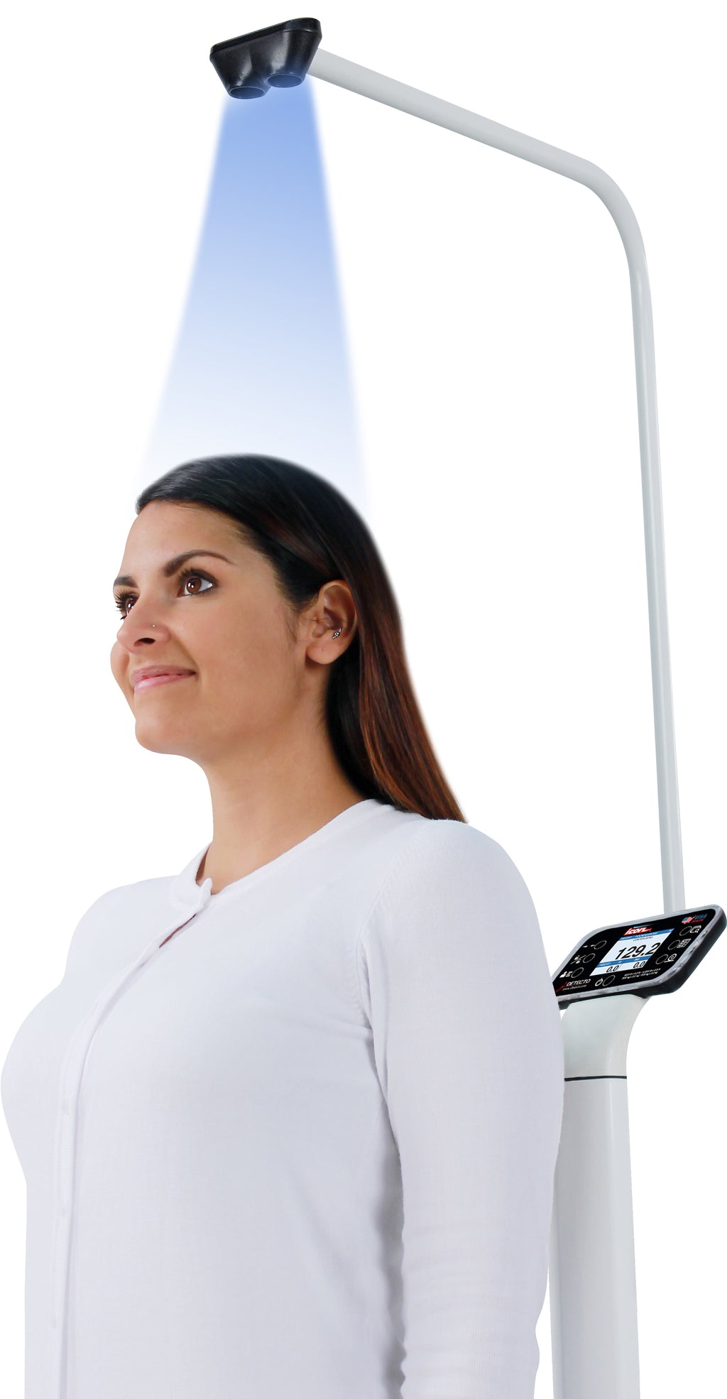 Icon Eye-Level Digital Clinical Scale with Sonar Height Rod & Welch Allyn LXI (ICON-LXI)