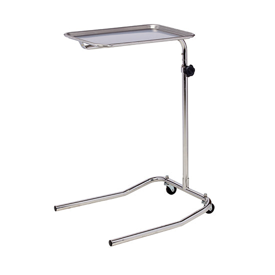 Single Post Stainless Steel Mayo Stand