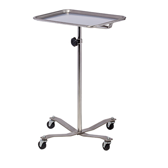 Table mobile en acier inoxydable pour instruments