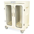 Armoire de rangement médicale à double colonne Harloff MSPM62-00GK avec portes vitrées (MSPM62-00GK)