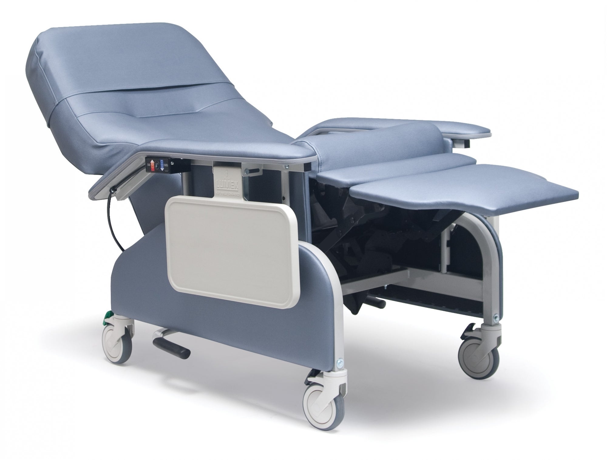 Fauteuil inclinable de soins cliniques de luxe Lumex avec accoudoirs escamotables et Trendelenburg – Blue Ridge (FR566DG427)