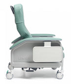 Fauteuil inclinable de soins cliniques de luxe Lumex avec Trendelenburg – Blue Ridge (FR566G427)