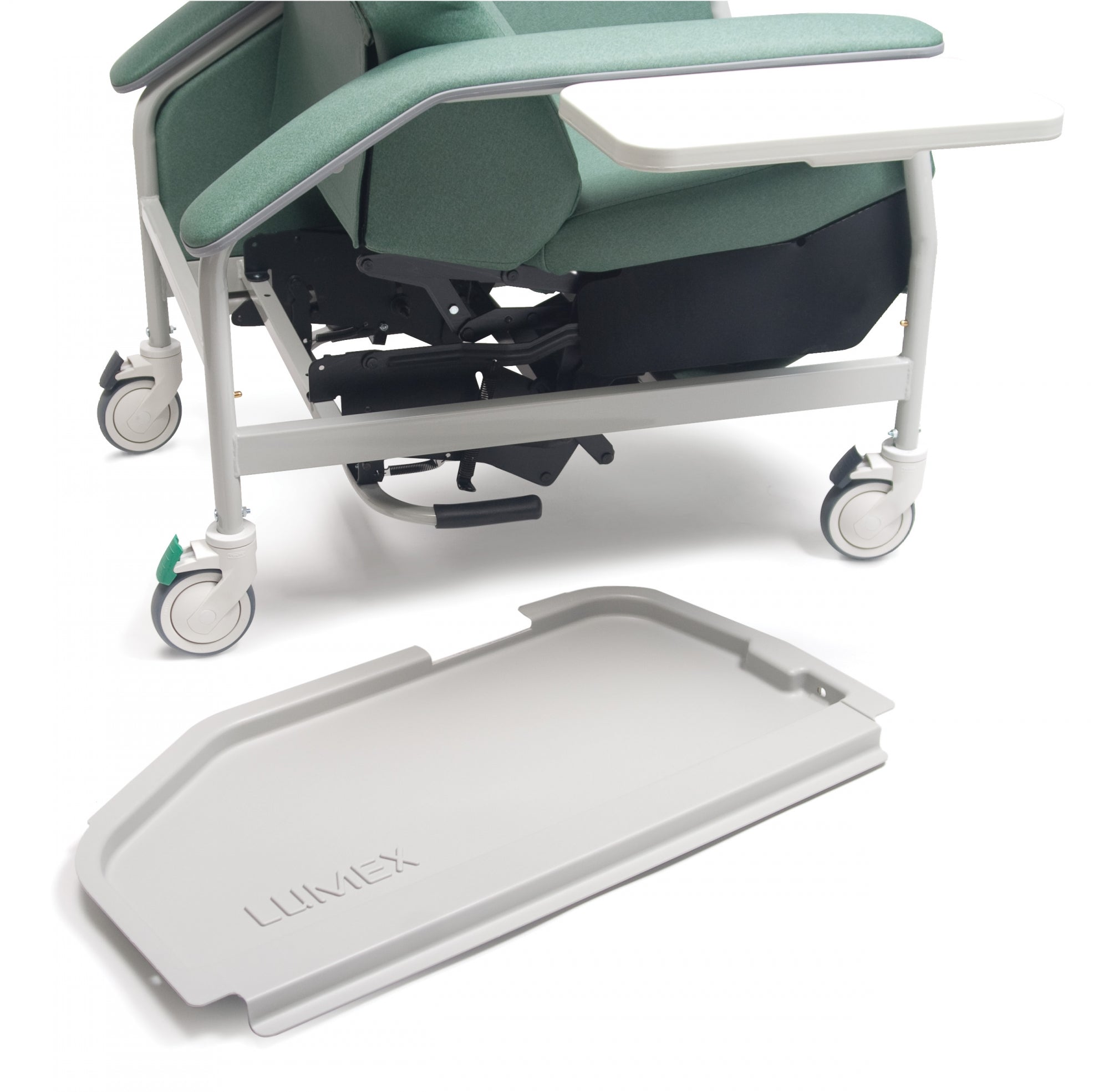 Fauteuil inclinable de soins cliniques de luxe Lumex avec Trendelenburg – Blue Ridge (FR566G427)