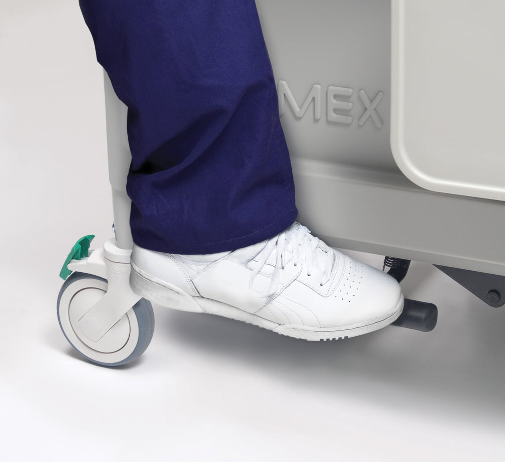 Fauteuil inclinable de soins cliniques de luxe Lumex avec Trendelenburg – Blue Ridge (FR566G427)