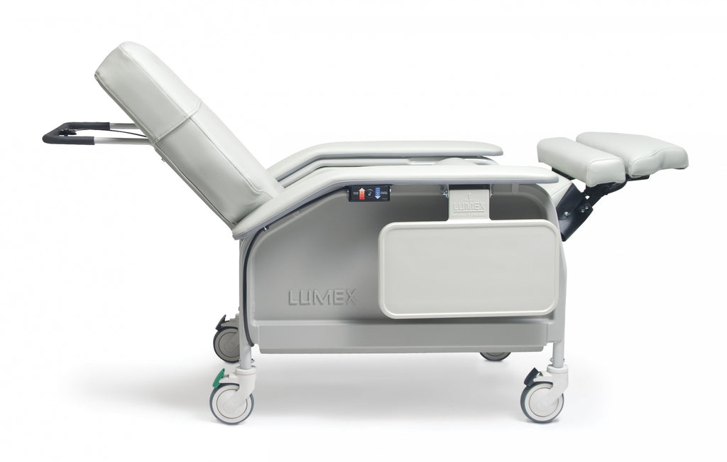 Fauteuil inclinable de soins cliniques Lumex extra large (450 lb) avec Trendelenburg