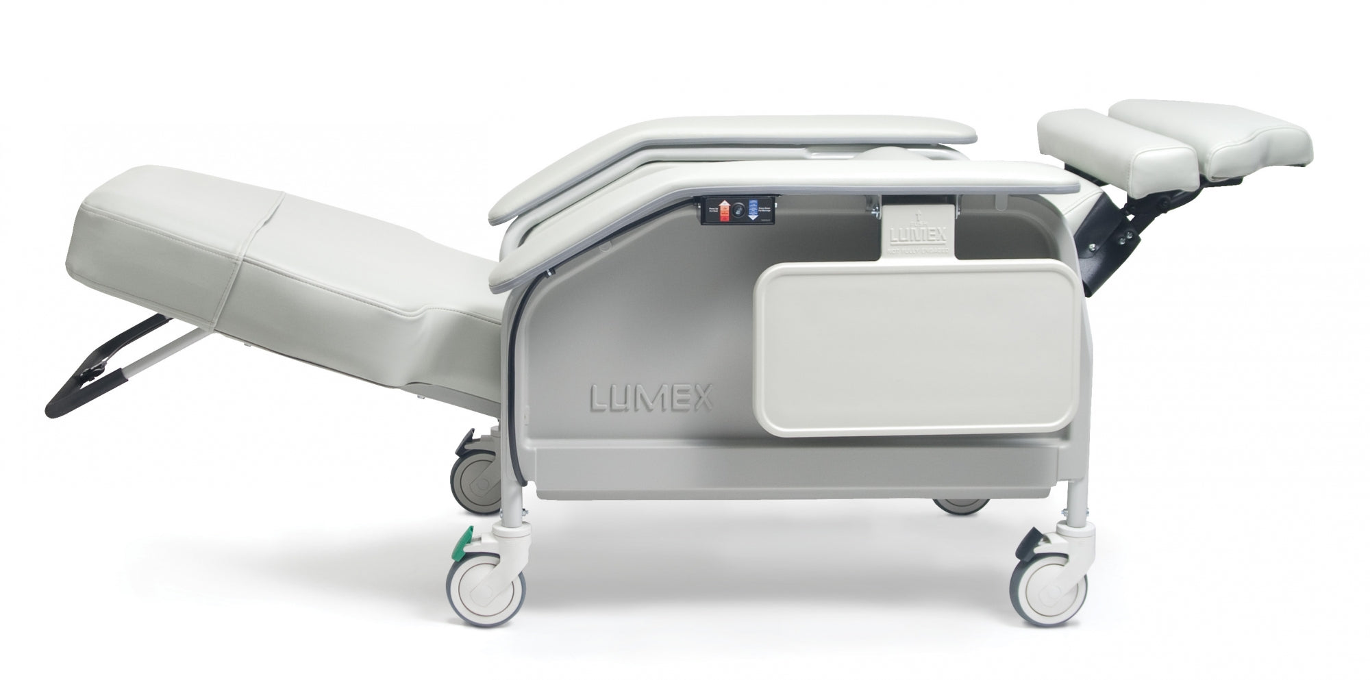 Fauteuil inclinable de soins cliniques Lumex extra large (450 lb) avec Trendelenburg