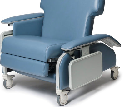 Lumex Wide Clinical Care Recliner with Drop Arms – Blue Ridge (FR587WD427)