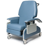 Fauteuil inclinable clinique large Lumex avec accoudoirs rabattables – Blue Ridge (FR587WD427)