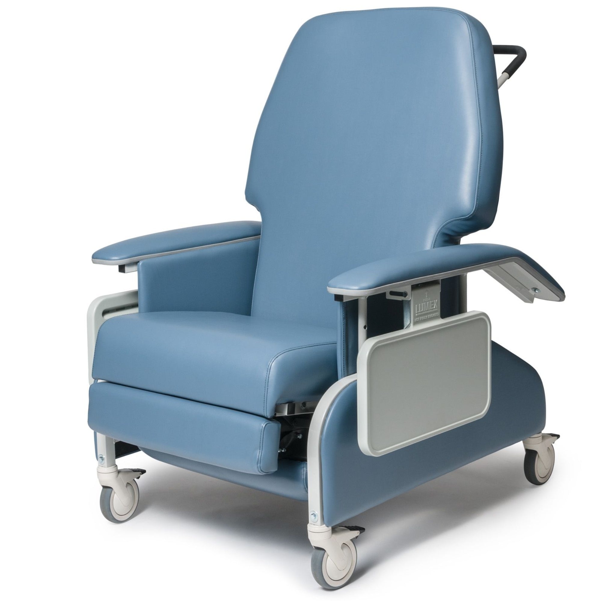 Fauteuil inclinable clinique large Lumex avec accoudoirs rabattables – Blue Ridge (FR587WD427)