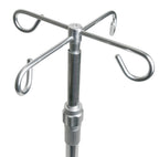 Graham-Field Five-Leg 4-Hook IV Stand with Weighted Base (GF72004)