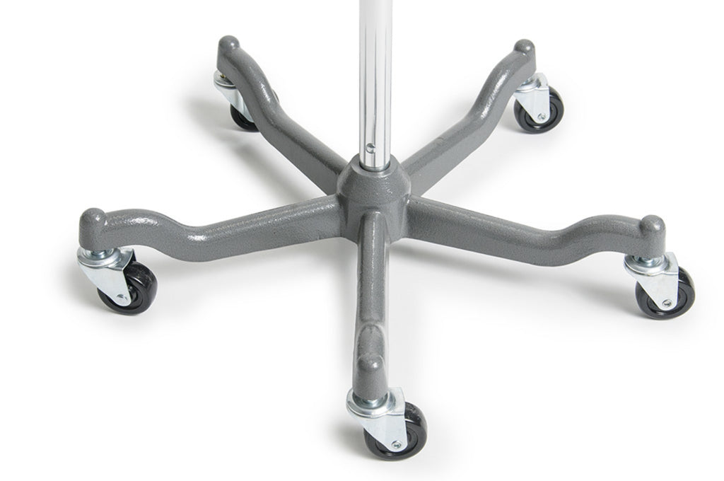 Graham-Field Five-Leg 4-Hook IV Stand with Weighted Base (GF72004)