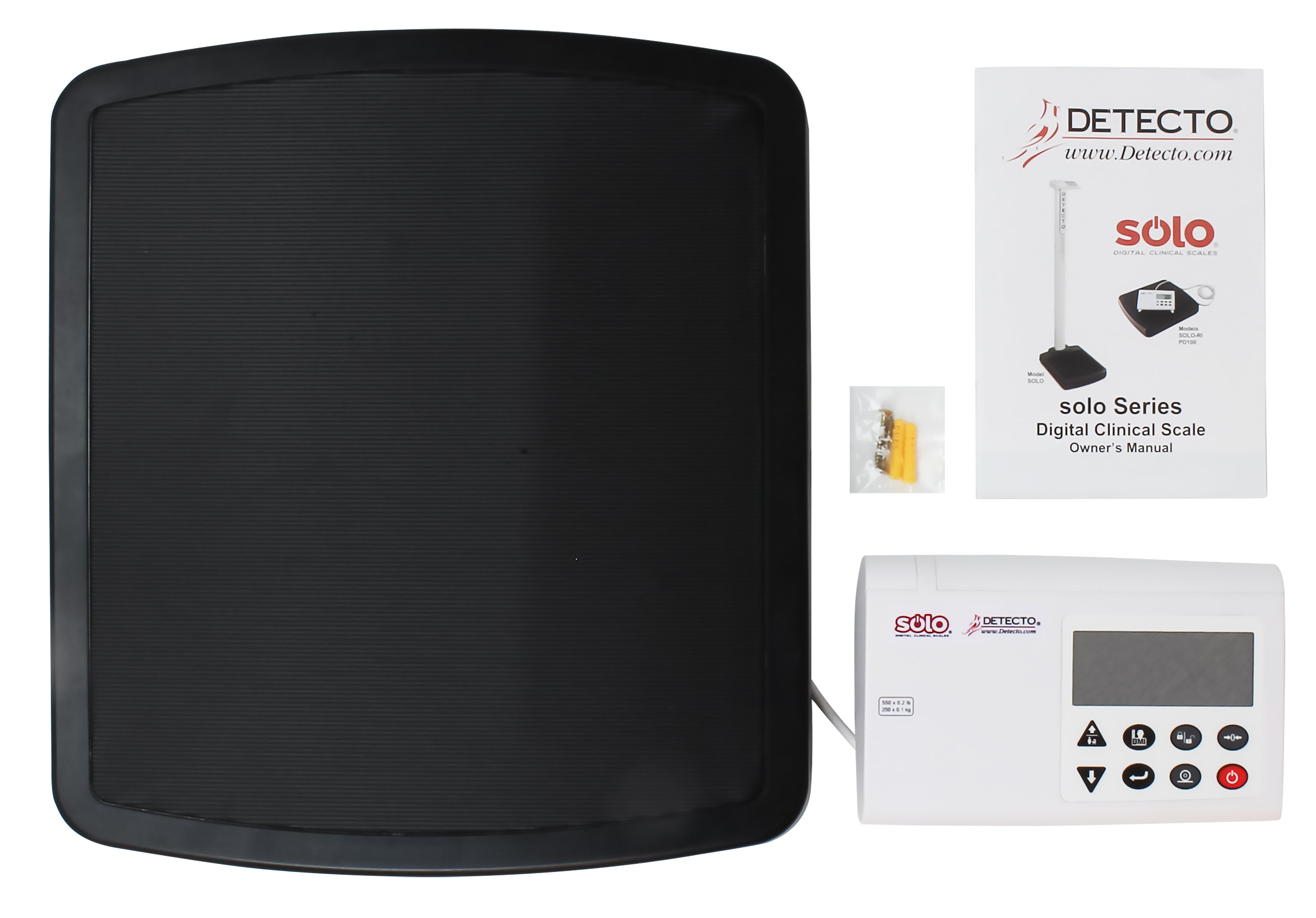 Pèse-personne numérique compacte DETECTO solo® avec indicateur déporté