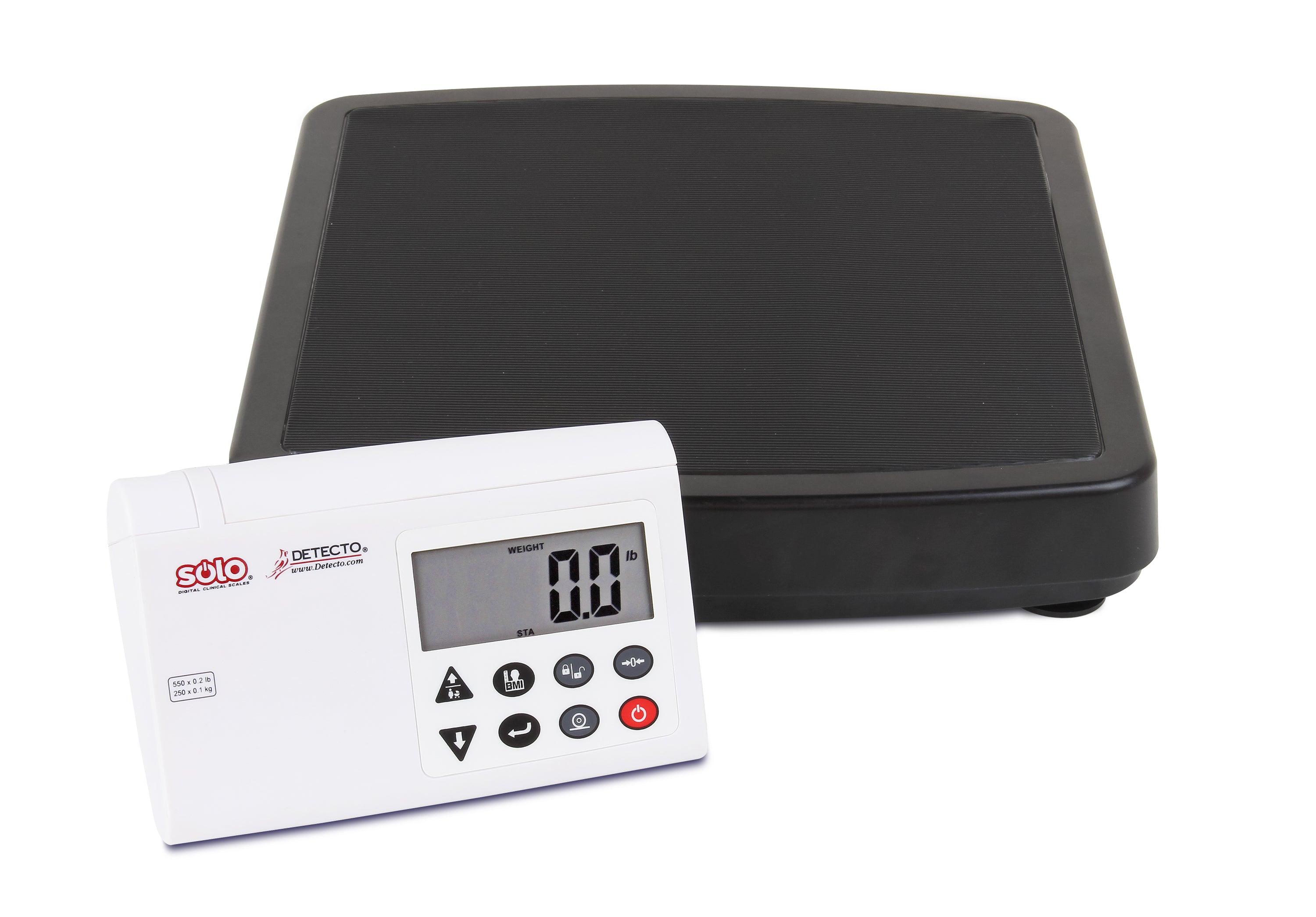 DETECTO SOLO-RI Remote Indicator Scale | 550 lb Capacity | Avenir Medical