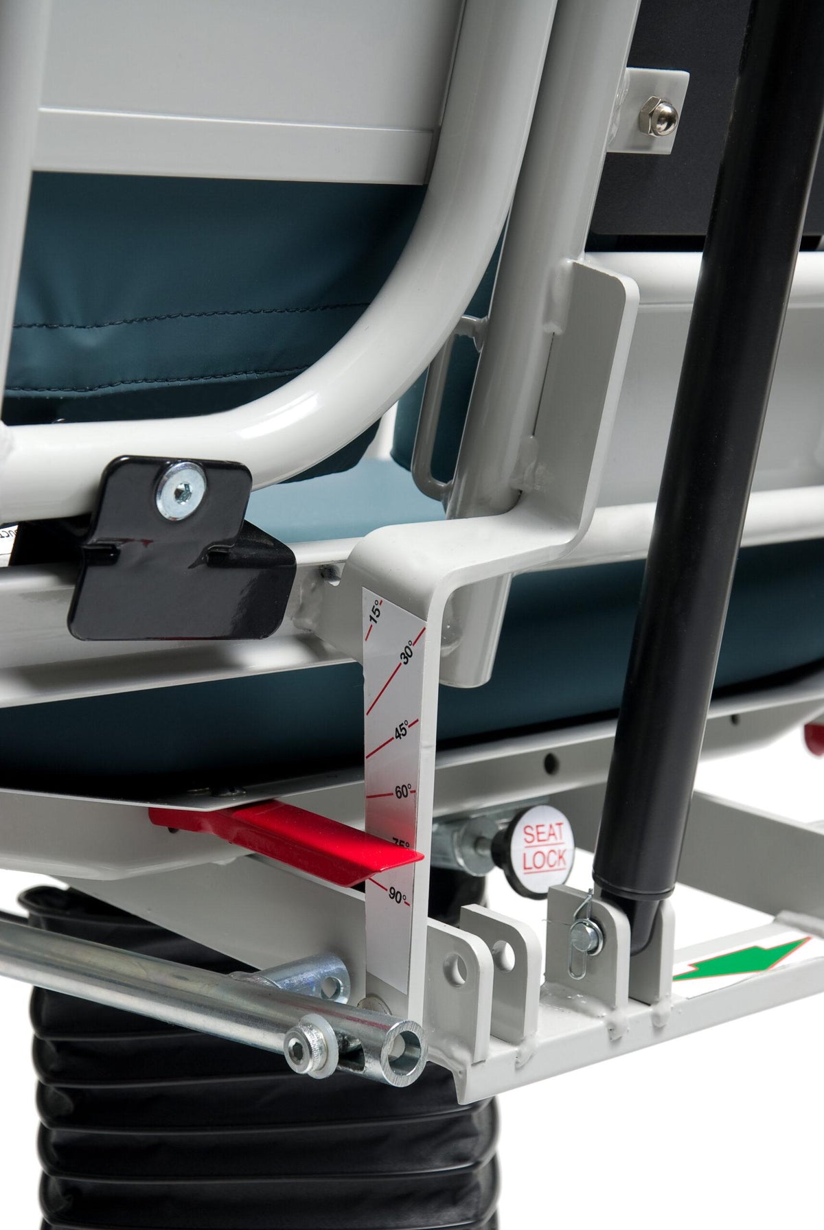 Hausted® VIC429ST Video Fluoroscopic Imaging & Modified Barium Swallow Chair (Radiolucent Back, Rotating Seat, 325 lb Capacity)