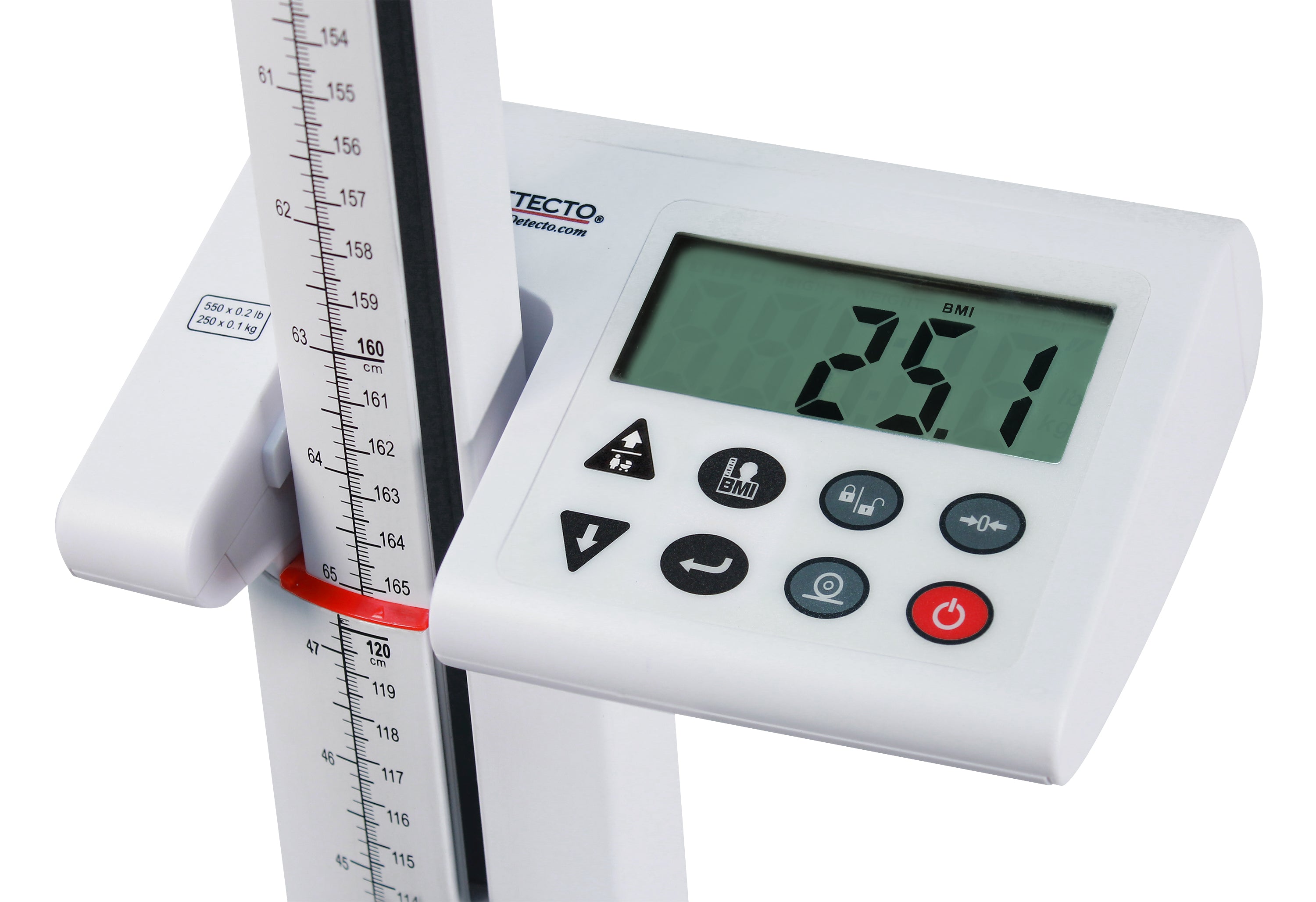 DETECTO solo® Digital Clinical Physician Scale with Height Rod