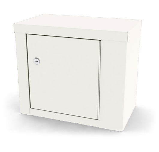 Single Door, Single Lock Narcotics Cabinet with One Shelf