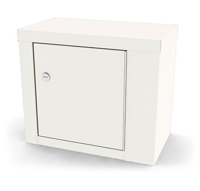 Single Door, Single Lock Narcotics Cabinet with One Shelf