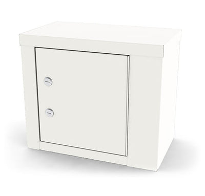Single Door, Double Lock Narcotics Cabinet with One Shelf